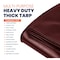 Tarpco Safety Heavy Duty Tarp, 10 ft x 10 ft, 14 Mil, Maroon, Polyethylene, Waterproof, Rip and Tear Proof TS-107-10X10 - alternate 4